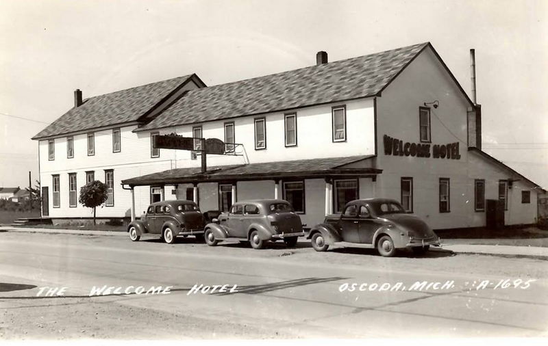 Welcome Hotel - Vintage Postcard (newer photo)